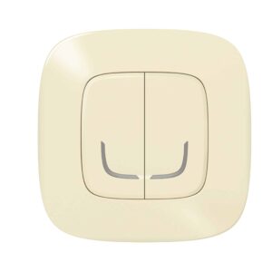 Valena Allure with Netatmo Wandsender 2-Fach Farbe: Mandelweiss Legrand 752687
