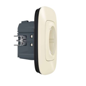 Valena Allure with Netatmo Schuko-Steckdose Farbe: Mandelweiss Legrand 752694