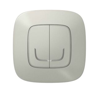 Valena Allure with Netatmo Wandsender 2-Fach Farbe: Aluminium Legrand 752787