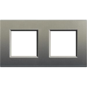 Abdeckrahmen LIVINGLIGHT: 2-fach, 2 + 2 Module, Farbe: Avenue Bticino LNA4802M2AE