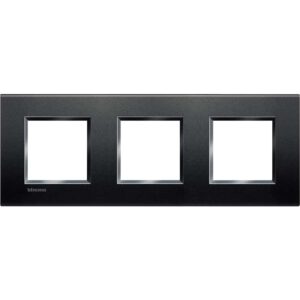 Abdeckrahmen LIVINGLIGHT: 3-fach, 2 + 2 + 2 Module, Farbe: Anthrazit Bticino LNA4802M3AR