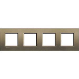 Abdeckrahmen LIVINGLIGHT: 4-fach, 2 + 2 + 2 + 2 Module, Farbe: Square Bticino LNA4802M4SQ