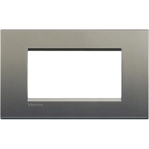 Abdeckrahmen LIVINGLIGHT für Kompaktinstallation, 4-modulig, Farbe: Avenue Bticino LNA4804AE