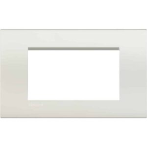 Abdeckrahmen LIVINGLIGHT für Kompaktinstallation, 4-modulig, Farbe: Weiß Bticino LNA4804BI