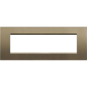 Abdeckrahmen LIVINGLIGHT für Kompaktinstallation, 7-modulig, Farbe: Square Bticino LNA4807SQ