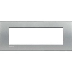 Abdeckrahmen LIVINGLIGHT für Kompaktinstallation, 7-modulig, Farbe: Tech Bticino LNA4807TE