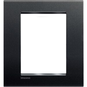 Abdeckrahmen LIVINGLIGHT für Kompaktinstallation, 3+3 Module, Farbe: Anthrazit Bticino LNA4826AR