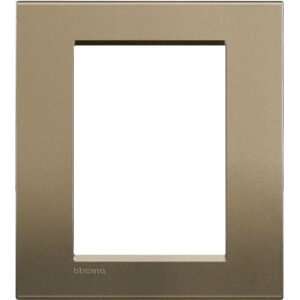 Abdeckrahmen LIVINGLIGHT für Kompaktinstallation, 3+3 Module, Farbe: Square Bticino LNA4826SQ