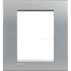 Abdeckrahmen LIVINGLIGHT für Kompaktinstallation, 3+3 Module, Farbe: Tech Bticino LNA4826TE