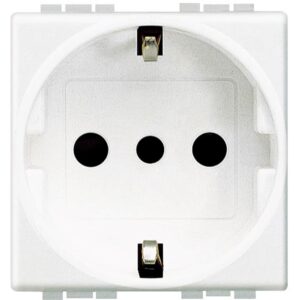Steckdose 2P 1-M Dt+It. Norm Bticino N4140