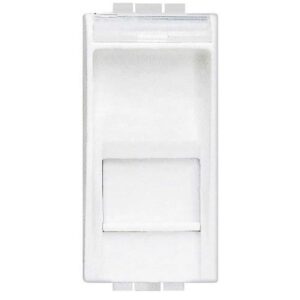 Datendose 1xRJ45 geschirmt für LIVINGLIGHT, Kat. 6 STP, 1 Modul, Farbe: weiß Bticino N4279C6A
