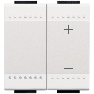 Tastdimmer 600Va Rl 2-Modulig Weiss Bticino N4408N