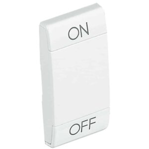 Wippe "On-Off" 1-Modulig Weiss Bticino N4911AGN