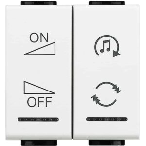 Wippe Laut/Leise 1-Modulig Weiss BTICINO N4911AIN
