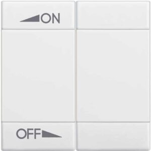 Manette LIVINGLIGHT MyHOME BUS - diff sonore variation - 2 modules -blanc Bticino N4911M2AIN