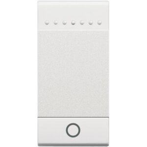 Wippe + Lichtsymbol 1-Modulig Weiss Bticino N4915AN