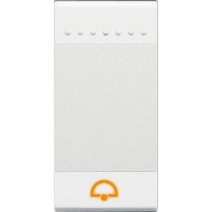 Wippe + Glocke 1-Modulig Weiss Bticino N4915DN