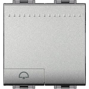 Taster Klingelsymbol 2M Weiss Bticino NT4042M2N