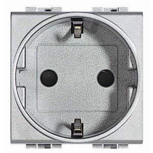 Schukosteckdose mit Steckklemmen für LIVINGLIGHT, Farbe: Tech Bticino NT4141AN