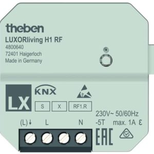 LUXORliving 1-fach Funk-Heizungsaktor UP THEBEN 4800640