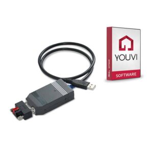 YOUVI Basic Softwarepaket inkl. USB-Connector und KNX-WAGO 243-211-Adapter PEAKnx PNX21-10006