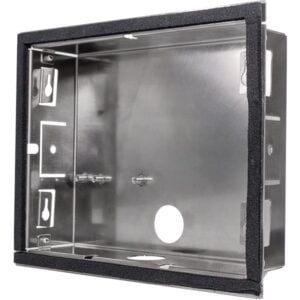 DoorBird IP Video Türstation D1101KH Modern, Unterputz, Edelstahl V4A (salzwasser- und flugrostbeständig), gebürstet, 1 Ruftaste, inkl. Unterputzgehäuse, DoorBird 423867604