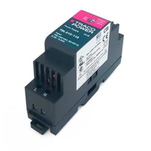 Optionales 15VDC Hutschienennetzteil für DoorBird IP Video Türstation D10x, D11x, D20x und D21x Serie, Innenstation, IP Türgong und E/A Tür Controller (zertifiziert, stabilisiert, integrierte Audio Störungsunterdrückung), DoorBird 423860070