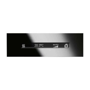 Abschlussleiste oben mit Infodisplay, RTR, IR-Empfänger und Näherungssensor, Busch-priOn® ABB 6351/08-825-500