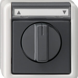 Jalousie 1-p BSF WG AP Grau Gira 015430