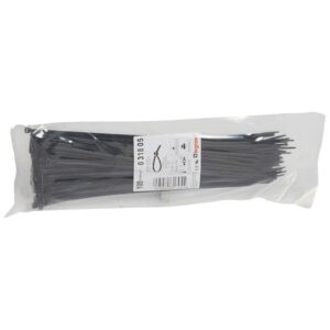 Kabelbinder Colring, schwarz, innenverzahnt, 3,5 x 280 mm(BxL), UV-beständig Legrand 031805