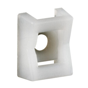Schraubsockel, farblos, für Schrauben D=5mm, für Kabelbinder bis B=7,6mm. Legrand 032072