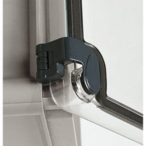 Scharniere, Satz mit je 2 Stück, Schwarz, für (HxB): 310 x 240mm bis 360 x 270mm Legrand 035801
