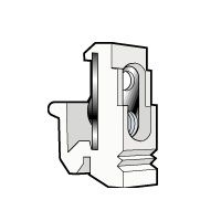 Fixocab Universaladapter für G-Profilschiene EN 60715, für Schrauben M4 Legrand 036460