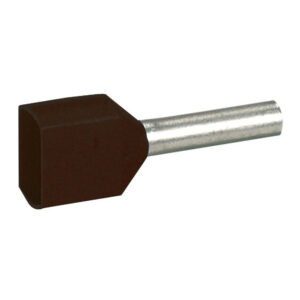 Zwillings-Aderendhülsen,f.Leiterquerschnitt 2 x 1,5 mm² (Schwarz),isoliert,lose. Legrand 037689
