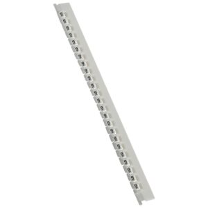 Kennzeichnungssystem Memocab, Ziffer:9 (Weiß) Legrand 037803