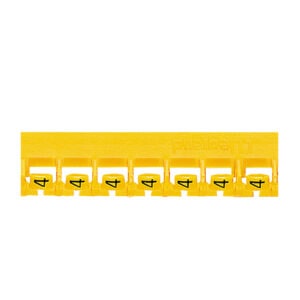 Kennzeichnungssystem Memocab, Ziffer:4 (Gelb) Legrand 037806