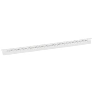 Kennzeichnungssystem Memocab, Buchstabe:Q (Schwarz auf Weiß) Legrand 037842