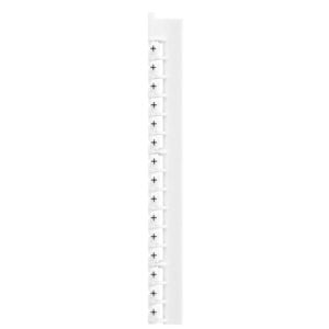 Kennzeichnungssystem Memocab, Symbol:"+" (Schwarz auf Weiß) Legrand 037956