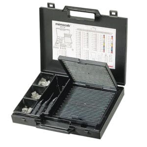 Memocab-Set, Sortierkoffer bestückt mit: Einsteck-/Abziehgriff und Zeichenhalter Legrand 037999