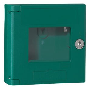 Schlüsselkasten IP44-IK07, leer, m.Signalkonta.Meldung z.B."Kasten geöffnet",grn Legrand 038055