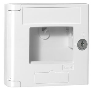 Schlüsselkasten IP44-IK07, leer, m.Signalkonta.Meldung z.B."Kasten geöffnet",ws Legrand 038056