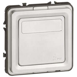 Universal Aus-/Wechsel (SL) 1-polig Beschriftungsfeld Soliroc IP55 IK10 grau Legrand 077813
