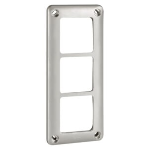 Rahmen 3-fach waagerecht/senkrecht Soliroc IP55 IK10 grau Legrand 077853