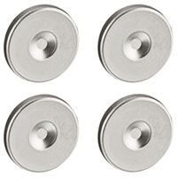Schraubenabdeckung 4 Stück Soliroc IP55 IK10 grau Legrand 077896