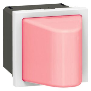 Info-Lichtsignal  MOSAIC mit Abdeckung Rot, 12/24 VAC/DC Legrand 078560