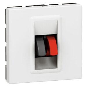 Mosaic Hi-Fi-Anschlusseinheit 1-fach . 2-modulig Farbe: Ultraweiß Legrand 078751