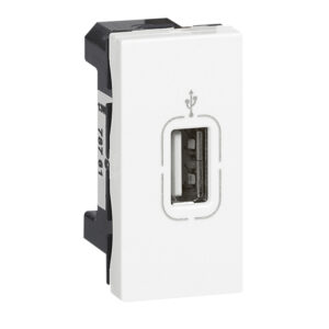 Mosaic USB-Anschlusseinheit 1-modulig Farbe: Ultraweiß Legrand 078761