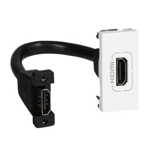 Mosaic HDMI-DOSE+KABEL 1-m Farbe: Ultraweiß Legrand 078778