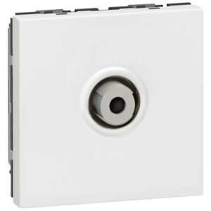 Mosaic Anschlussdose F-Type 2-modulig Farbe: Ultraweiß Legrand 078780