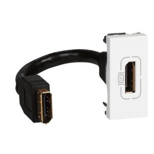 Mosaic  HD 15 Anschlusseinheit, 1-mod, vorverdrahtet Kabel 15cm Farbe: Ultraweiß Legrand 078791
